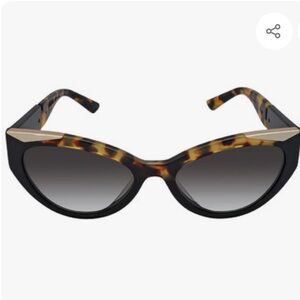 Prada Tortoise and Black Cat Eye Sunglasses
